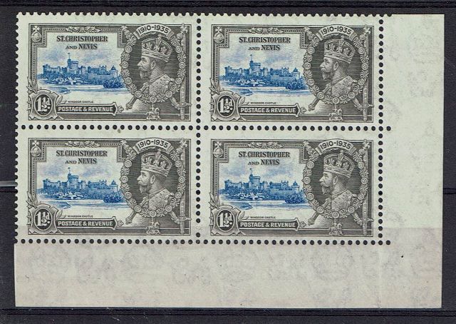 Image of St Kitts Nevis SG 62/62k UMM British Commonwealth Stamp